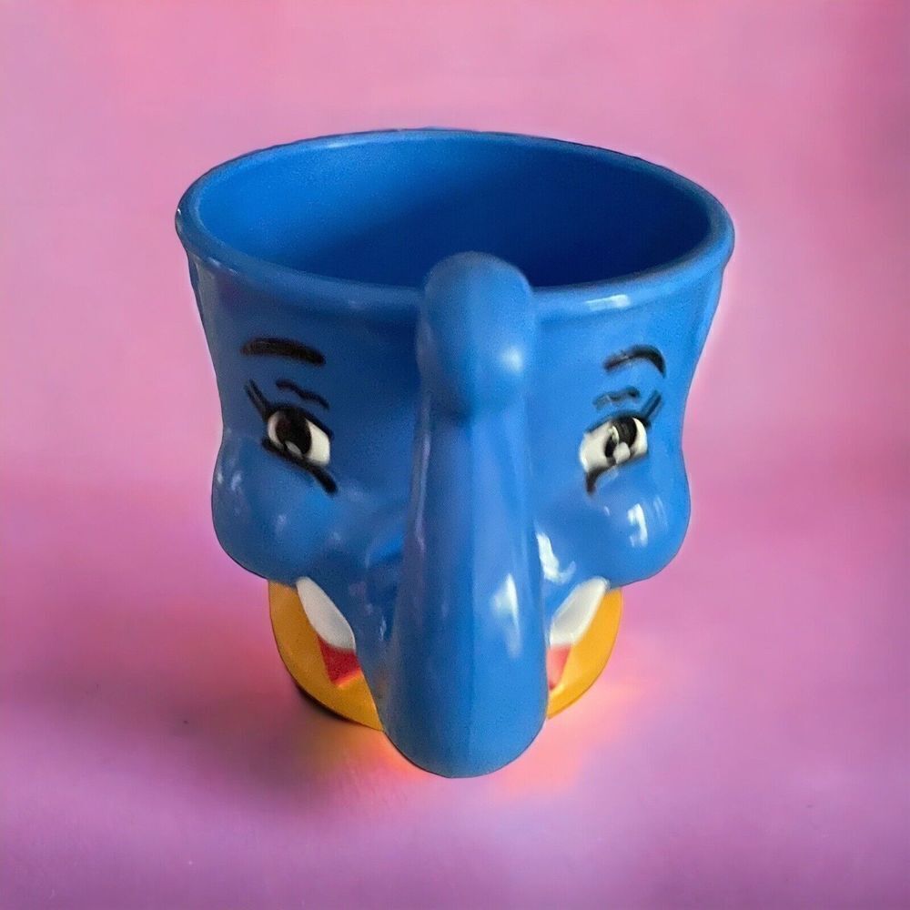 *Ringling Brothers Bros & Barnum Bailey Circus Romeo Blue Elephant Mug Cup